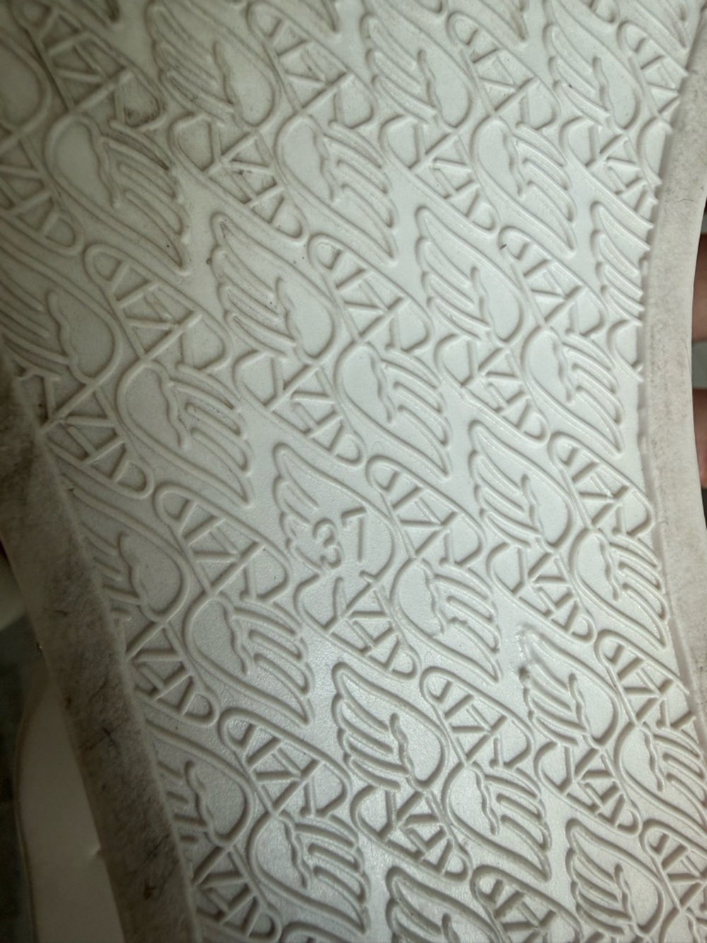 Ancient Greek Sandals Ikaria White Jelly Wing Sandal Flat Italy Size 37 Summer - Picture 10 of 11